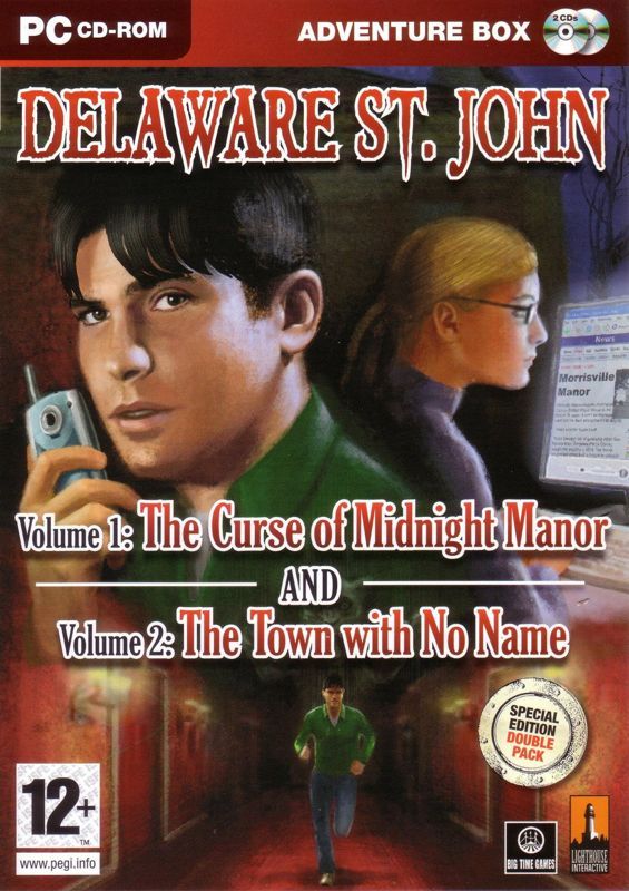 Game cover: Delaware St. John: Volume 1: The Curse of Midnight Manor / Volume 2: The Town with No Name