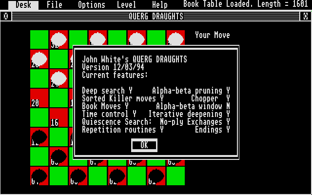 Game cover: Querg Draughts