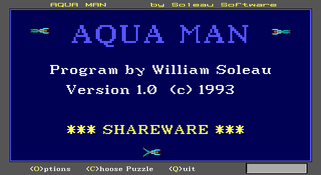 Game cover: Aqua Man