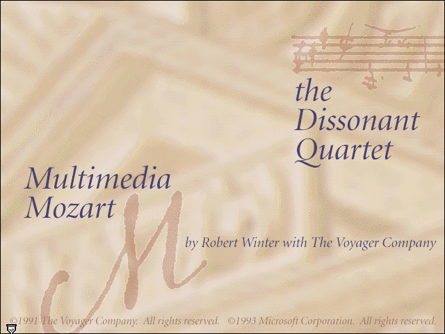 Game cover: Microsoft Multimedia Mozart