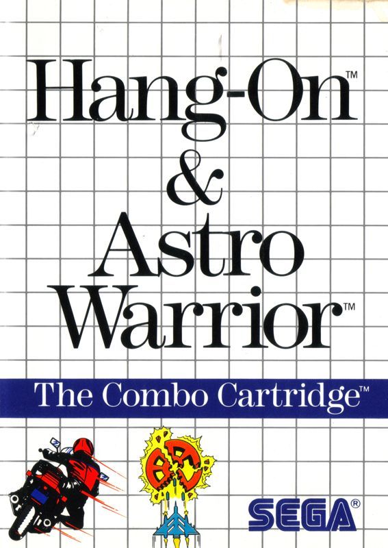 Game cover: Hang-On & Astro Warrior