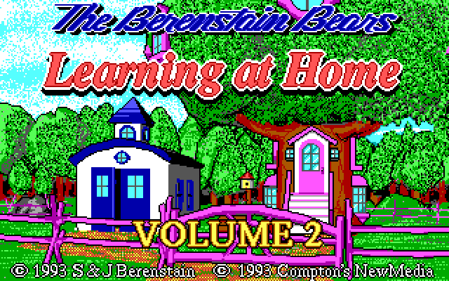 Game cover: The Berenstain Bears: Volume Two - Learning at Home
