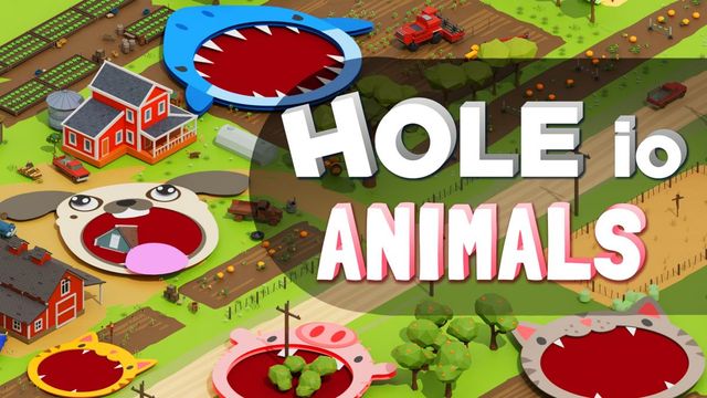 Game cover: Hole io: Animals