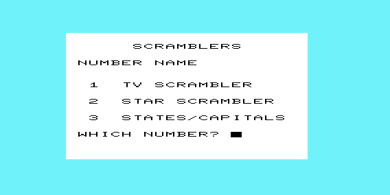 Game cover: Scramblers