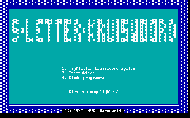 Game cover: 5-Letter-Kruiswoord