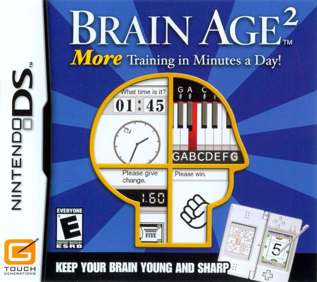 Game cover: Brain Age²: More Training in Minutes a Day!