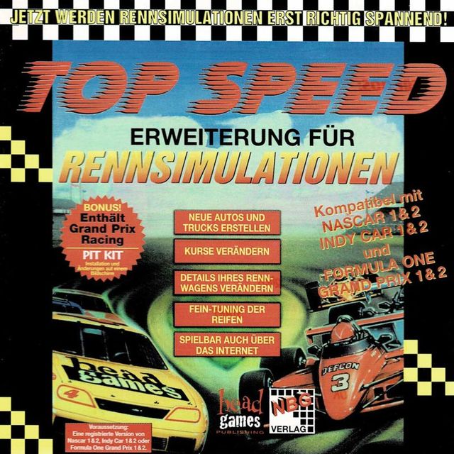 Game cover: Top Speed: Erweiterung für Rennsimulationen