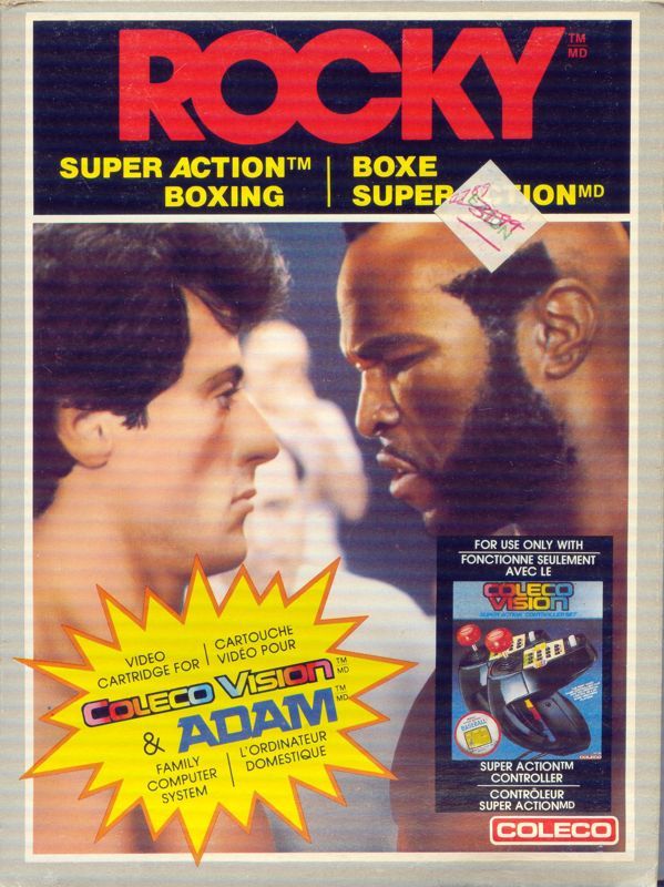 Game cover: Rocky Super Action Boxing