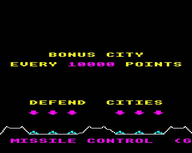 Game cover: Missile Control