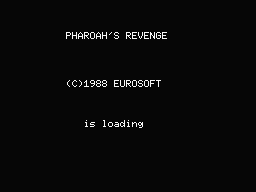 Game cover: Pharaoh's Revenge
