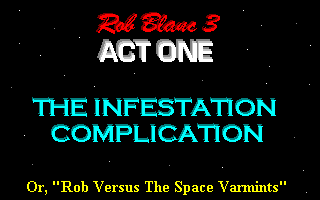 Game cover: Rob Blanc III: The Temporal Terrorists