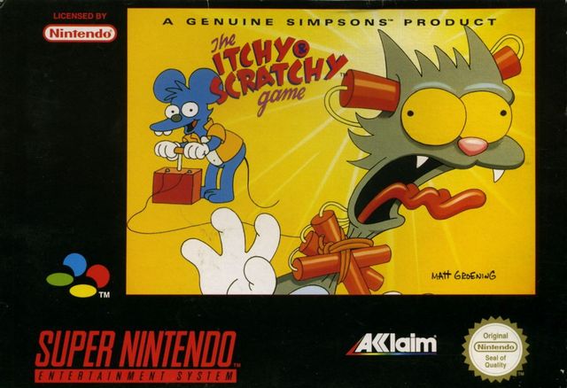 Game cover: The Itchy & Scratchy Game