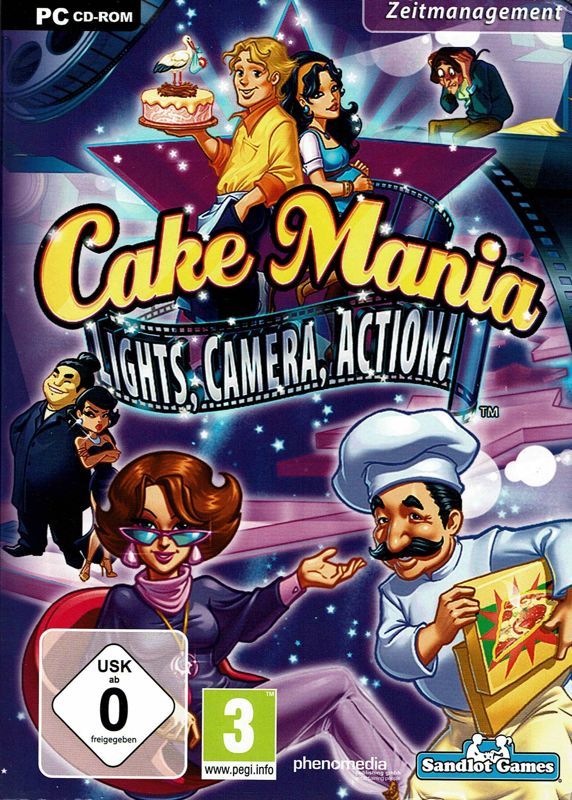 Game cover: Cake Mania: Lights, Camera, Action!