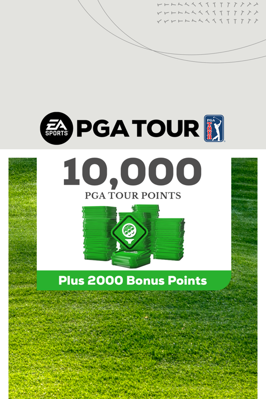 Game cover: PGA Tour: 10,000 PGA Tour Points - Plus 2000 Bonus Points