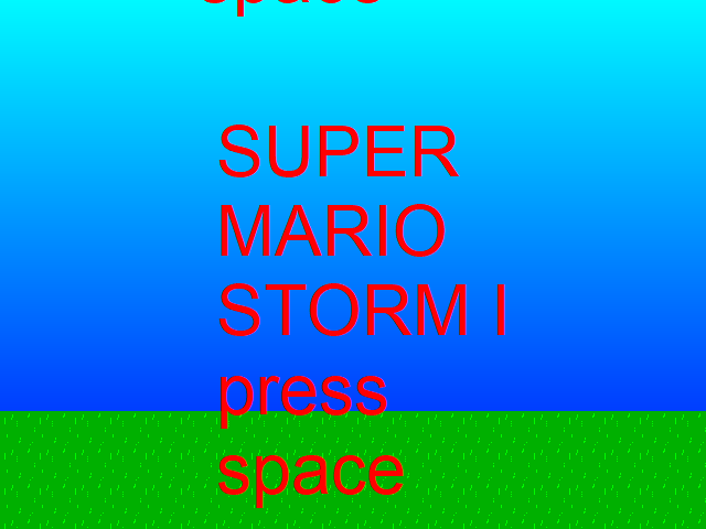 Game cover: Super Mario Storm I