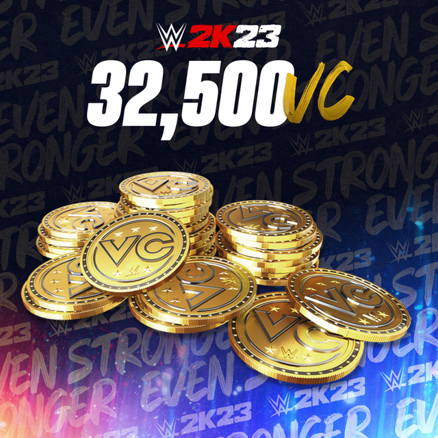 Game cover: WWE 2K23: 32,500 Virtual Currency Pack