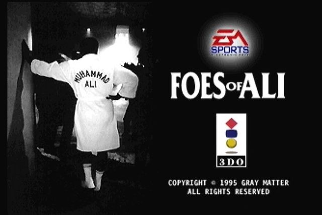 Game cover: Foes of Ali