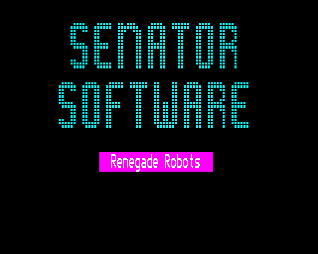 Game cover: Renegade Robots