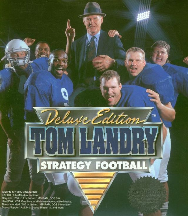 Game cover: Tom Landry Strategy Football Deluxe Edition