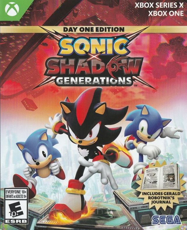 Game cover: Sonic X Shadow Generations (Day One Edition)