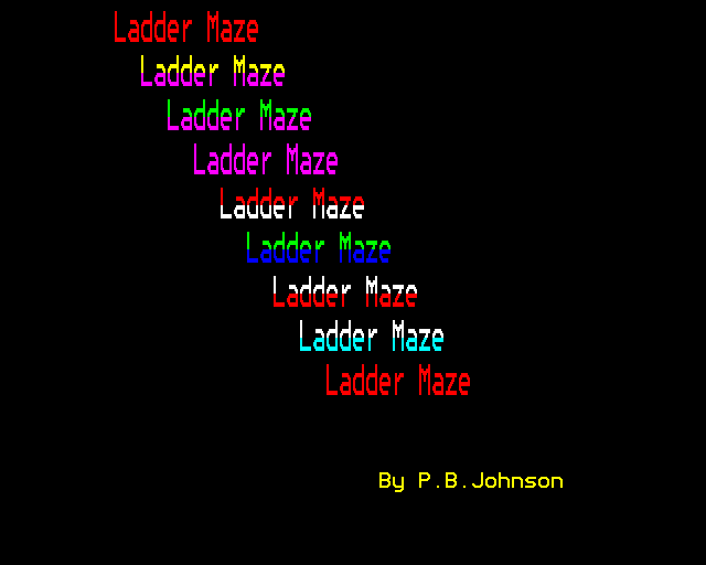 Game cover: Ladder Maze