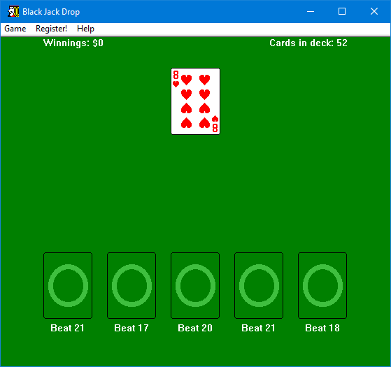 Game cover: Black Jack Drop
