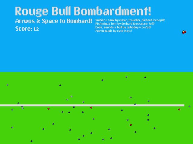 Game cover: Rouge Bull Bombardment!