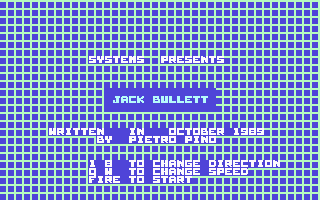 Game cover: Jack Bullett