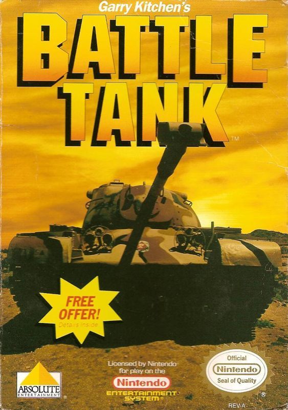 Game cover: Garry Kitchen's Battletank