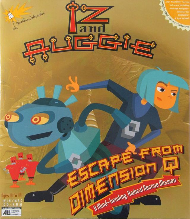 Game cover: Iz and Auggie Escape From Dimension Q