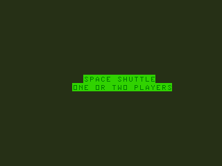 Game cover: Space Shuttle