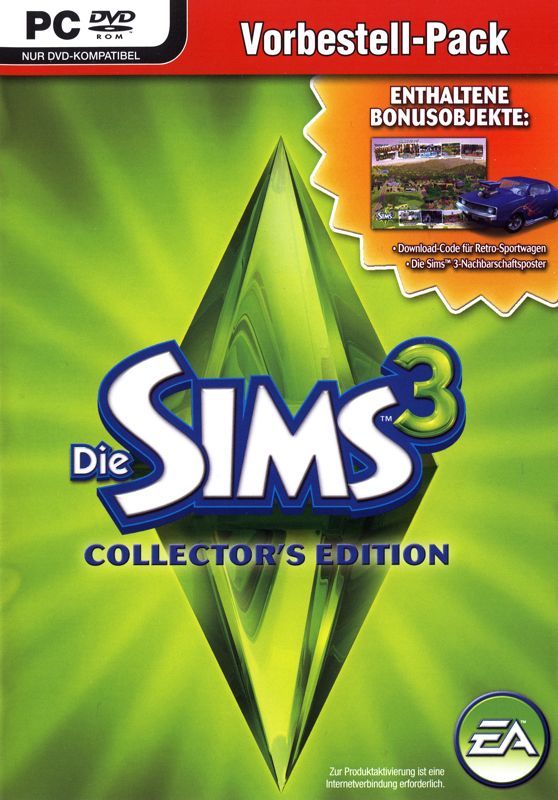Game cover: The Sims 3 (Collector's Edition Pre-Order Pack)