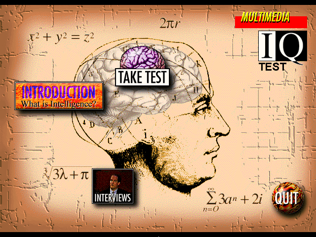Game cover: Multimedia! IQ Test