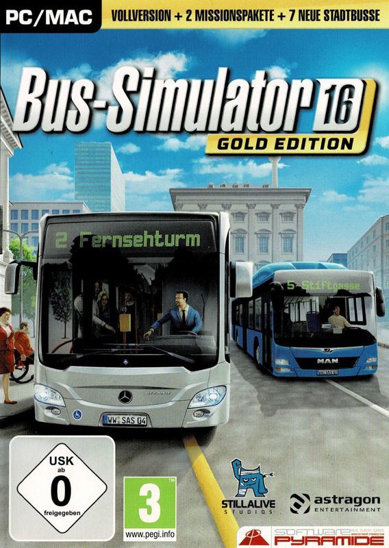 Game cover: Bus-Simulator 16: Gold Edition