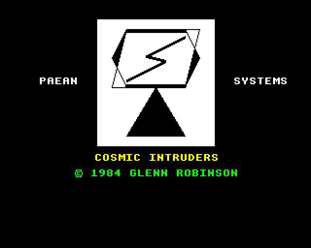Game cover: Cosmic Intruders