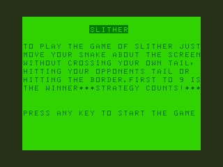 Game cover: Slither