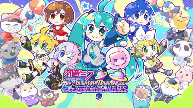 Game cover: Hatsune Miku: The Planet of Wonder and Fragments of Wishes