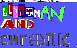 Game cover: Bluntman and Chronic