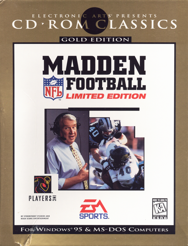 Game cover: Madden NFL Football: Limited Edition