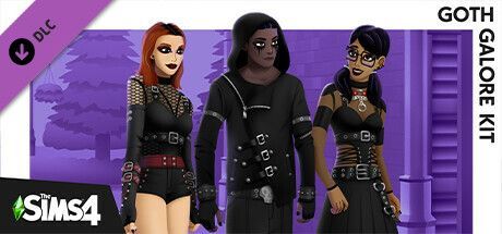 Game cover: The Sims 4: Goth Galore Kit