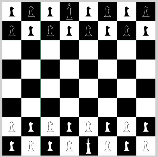 Game cover: Chess, but there are only Knights