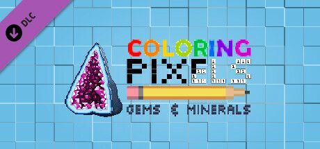Game cover: Coloring Pixels: Gems & Minerals
