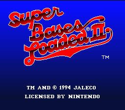 Game cover: Super Bases Loaded 2