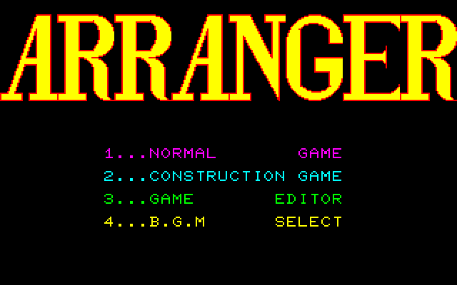 Game cover: Arranger
