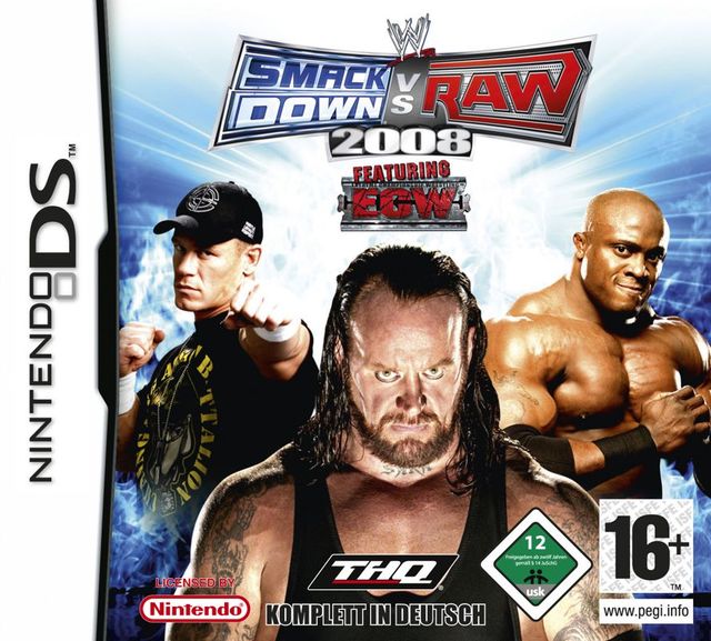 Game cover: WWE Smackdown vs. Raw 2008