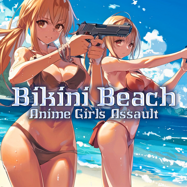 Game cover: Bikini Beach: Anime Girls Assault