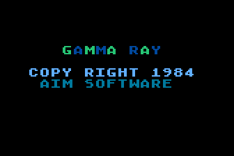 Game cover: Gamma Ray