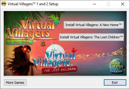 Game cover: Virtual Villagers Double Pack