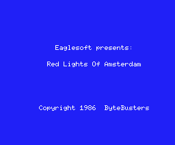 Game cover: Red Lights of Amsterdam