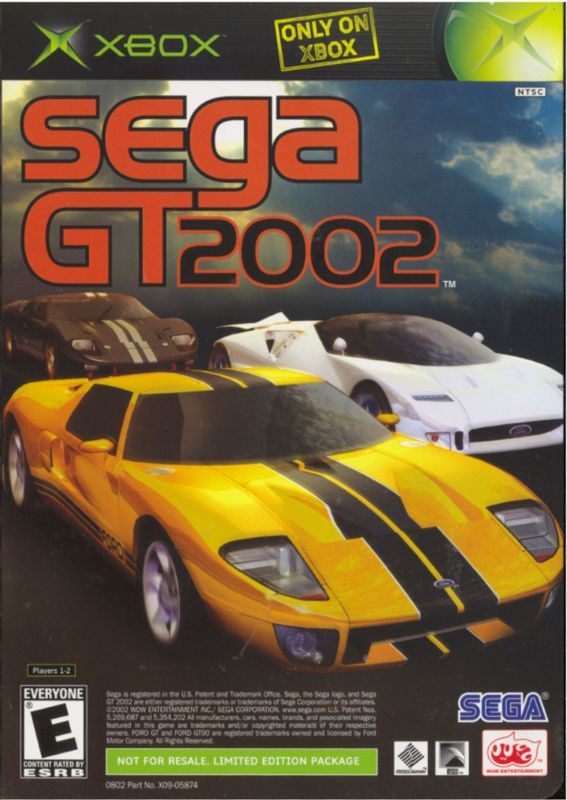 Game cover: Sega GT 2002 / JSRF: Jet Set Radio Future